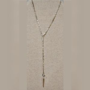 STELLA & DOT BIANCA 2-IN-1 LARIAT NECKLACE NIB SMP